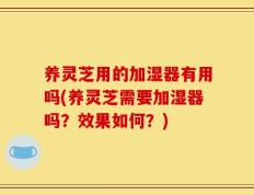 养灵芝用的加湿器有用吗(养灵芝需要加湿器吗？效果如何？)