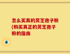 怎么买真的灵芝孢子粉(购买真正的灵芝孢子粉的指南