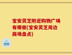 宝安灵芝附近购物广场有哪些(宝安灵芝周边商场盘点)