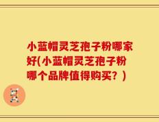 小蓝帽灵芝孢子粉哪家好(小蓝帽灵芝孢子粉哪个品牌值得购买？)