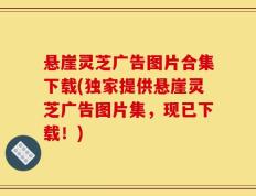 悬崖灵芝广告图片合集下载(独家提供悬崖灵芝广告图片集，现已下载！)