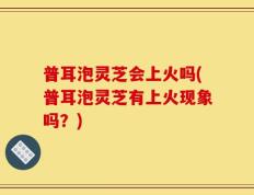 普耳泡灵芝会上火吗(普耳泡灵芝有上火现象吗？)