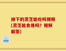 掉下的灵芝能吃吗视频(灵芝能食用吗？视频解答)