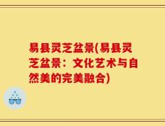 易县灵芝盆景(易县灵芝盆景：文化艺术与自然美的完美融合)