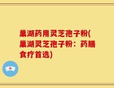 巢湖药用灵芝孢子粉(巢湖灵芝孢子粉：药膳食疗首选)