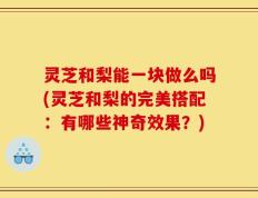 灵芝和梨能一块做么吗(灵芝和梨的完美搭配：有哪些神奇效果？)