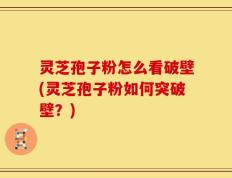 灵芝孢子粉怎么看破壁(灵芝孢子粉如何突破壁？)