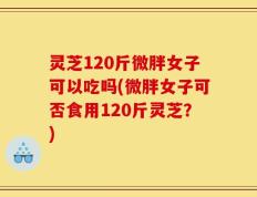 灵芝120斤微胖女子可以吃吗(微胖女子可否食用120斤灵芝？)