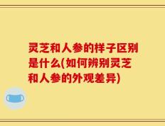 灵芝和人参的样子区别是什么(如何辨别灵芝和人参的外观差异)