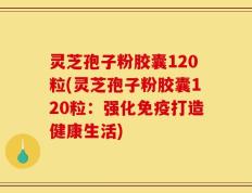 灵芝孢子粉胶囊120粒(灵芝孢子粉胶囊120粒：强化免疫打造健康生活)