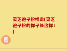 灵芝孢子粉样走(灵芝孢子粉的样子长这样！)