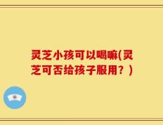 灵芝小孩可以喝嘛(灵芝可否给孩子服用？)