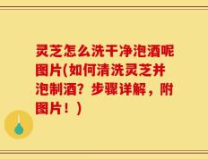 灵芝怎么洗干净泡酒呢图片(如何清洗灵芝并泡制酒？步骤详解，附图片！)