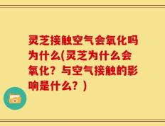 灵芝接触空气会氧化吗为什么(灵芝为什么会氧化？与空气接触的影响是什么？)