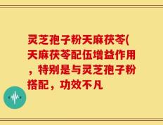 灵芝孢子粉天麻茯苓(天麻茯苓配伍增益作用，特别是与灵芝孢子粉搭配，功效不凡