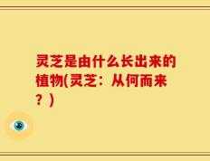 灵芝是由什么长出来的植物(灵芝：从何而来？)