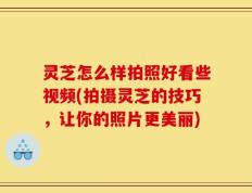灵芝怎么样拍照好看些视频(拍摄灵芝的技巧，让你的照片更美丽)