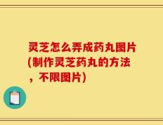 灵芝怎么弄成药丸图片(制作灵芝药丸的方法，不限图片)