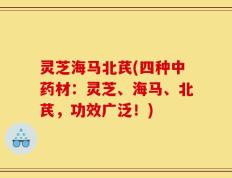 灵芝海马北芪(四种中药材：灵芝、海马、北芪，功效广泛！)