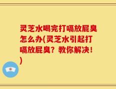 灵芝水喝完打嗝放屁臭怎么办(灵芝水引起打嗝放屁臭？教你解决！)