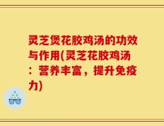 灵芝煲花胶鸡汤的功效与作用(灵芝花胶鸡汤：营养丰富，提升免疫力)