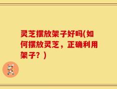 灵芝摆放架子好吗(如何摆放灵芝，正确利用架子？)
