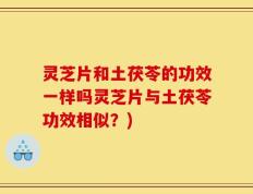 灵芝片和土茯苓的功效一样吗灵芝片与土茯苓功效相似？)