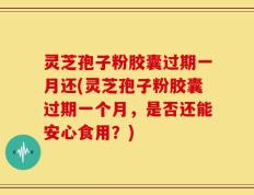 灵芝孢子粉胶囊过期一月还(灵芝孢子粉胶囊过期一个月，是否还能安心食用？)