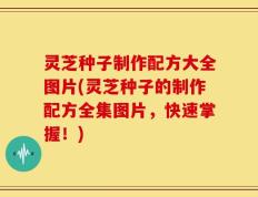 灵芝种子制作配方大全图片(灵芝种子的制作配方全集图片，快速掌握！)