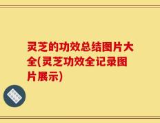 灵芝的功效总结图片大全(灵芝功效全记录图片展示)