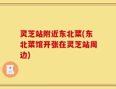 灵芝站附近东北菜(东北菜馆开张在灵芝站周边)
