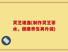 灵芝建盏(制作灵芝茶水，健康养生再升级)
