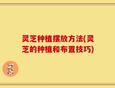 灵芝种植摆放方法(灵芝的种植和布置技巧)