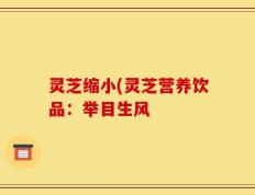 灵芝缩小(灵芝营养饮品：举目生风