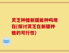 灵芝种植新疆能种吗现在(探讨灵芝在新疆种植的可行性)