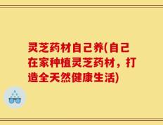 灵芝药材自己养(自己在家种植灵芝药材，打造全天然健康生活)