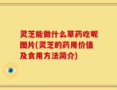 灵芝能做什么草药吃呢图片(灵芝的药用价值及食用方法简介)