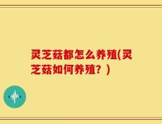 灵芝菇都怎么养殖(灵芝菇如何养殖？)