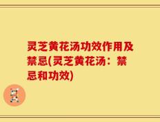 灵芝黄花汤功效作用及禁忌(灵芝黄花汤：禁忌和功效)