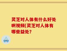 灵芝对人体有什么好处啊视频(灵芝对人体有哪些益处？