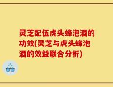 灵芝配伍虎头蜂泡酒的功效(灵芝与虎头蜂泡酒的效益联合分析)
