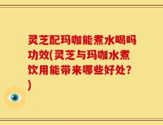 灵芝配玛咖能煮水喝吗功效(灵芝与玛咖水煮饮用能带来哪些好处？)