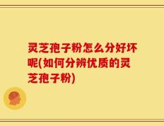 灵芝孢子粉怎么分好坏呢(如何分辨优质的灵芝孢子粉)
