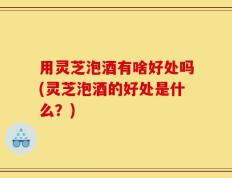 用灵芝泡酒有啥好处吗(灵芝泡酒的好处是什么？)