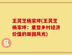 王灵芝杨家坪(王灵芝杨家坪：重塑乡村经济价值的田园风光)
