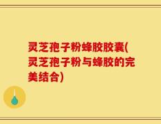 灵芝孢子粉蜂胶胶囊(灵芝孢子粉与蜂胶的完美结合)