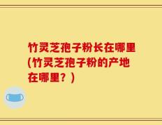 竹灵芝孢子粉长在哪里(竹灵芝孢子粉的产地在哪里？)