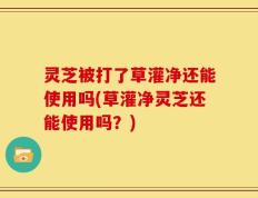 灵芝被打了草灌净还能使用吗(草灌净灵芝还能使用吗？)