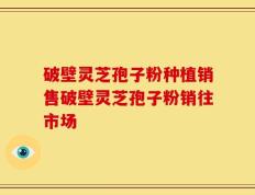 破壁灵芝孢子粉种植销售破壁灵芝孢子粉销往市场