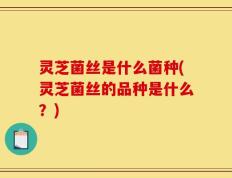 灵芝菌丝是什么菌种(灵芝菌丝的品种是什么？)